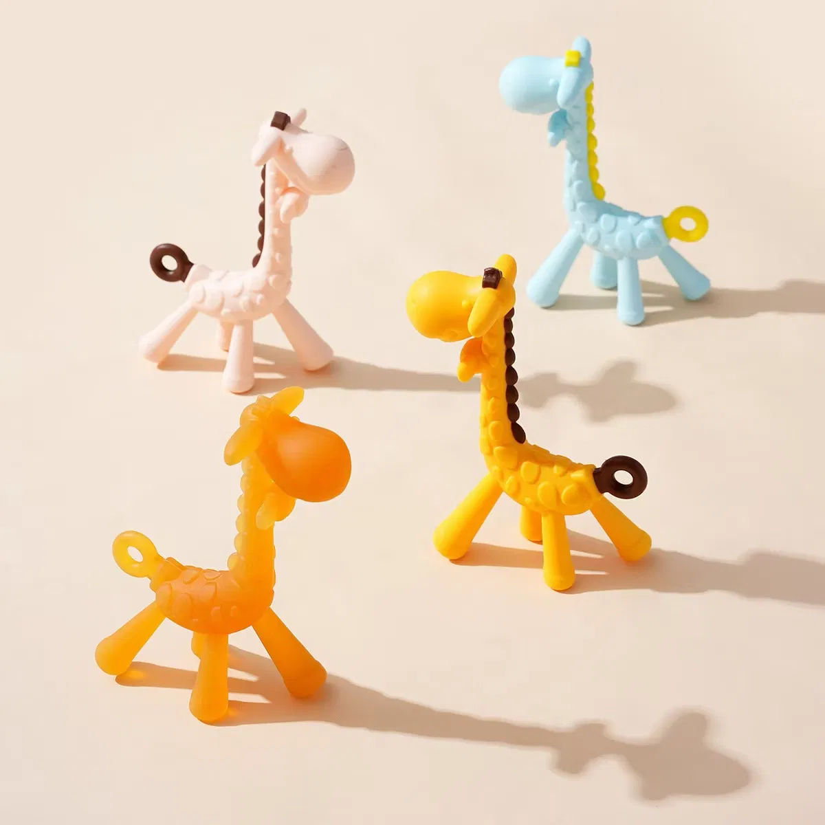 Brinquedos de Mordedor de Silicone Macio para Alívio de Gengivas Sensíveis