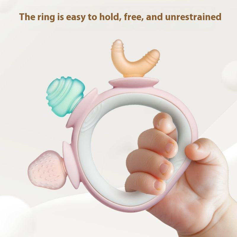 Brinquedos de Silicone Personalizados para Bebês, Brinquedo de Mordida para Bebês de 0-6 6-12 Meses, Brinquedos para Mastigar para Necessidades de Sucção, Mordedores para Bebês