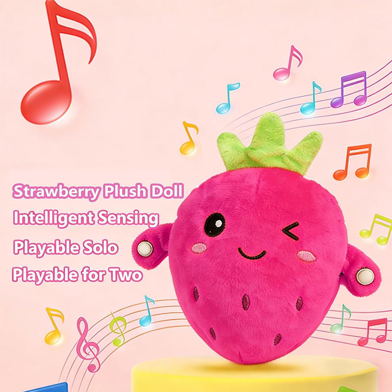 Brinquedo de pelúcia musical interativo personalizado para bebês com sons, atividade sensorial, aprendizado, brinquedo educativo, presentes para Natal e aniversário