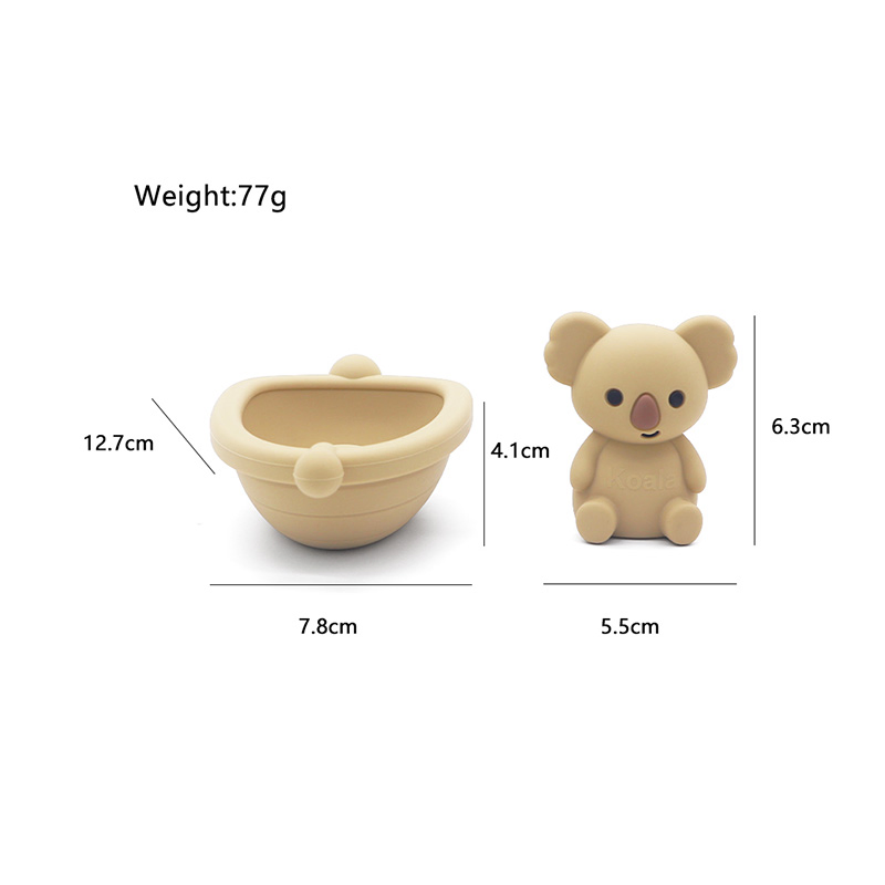 Brinquedo de Água Sensorial Flutuante em Silicone de Grau Alimentício para Bebês