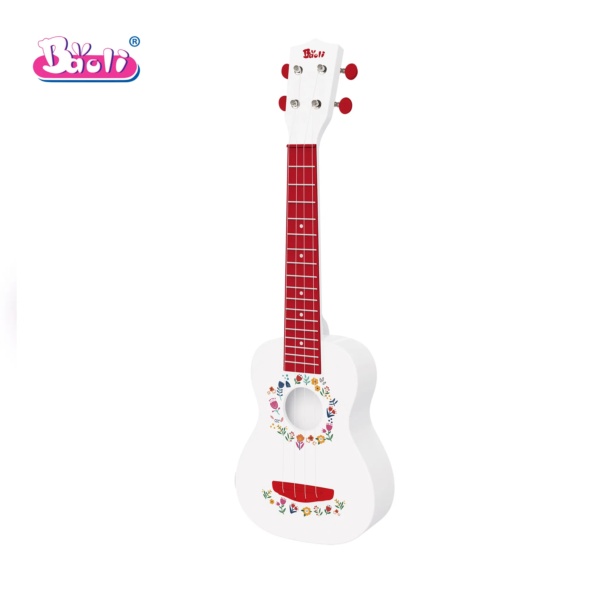 Baoli Venda Quente Ukulele Guitarra Plástico Brinquedo Musical Educacional para Bebês