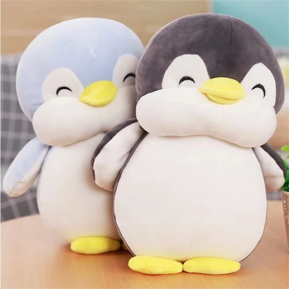 Fabricante OEM de Preço Atacado Mercado de Yiwu Brinquedos Macios para Crianças Bebês Meninos Meninas Bonecas Personalizadas Animais Pelúcia Fofa Pinguim Fábrica