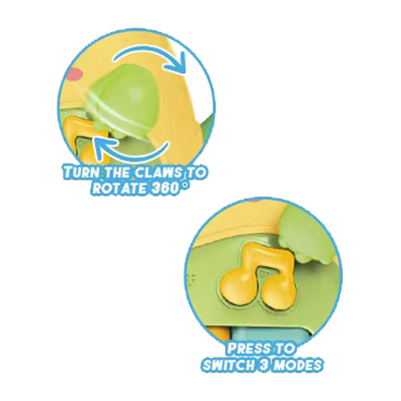 Brinquedo Eletrônico de Piano Cartoon de Elefante da QS Toys para Crianças Interativo para Pais e Filhos Educação Infantil Ler e Tocar Piano Eletrônico
