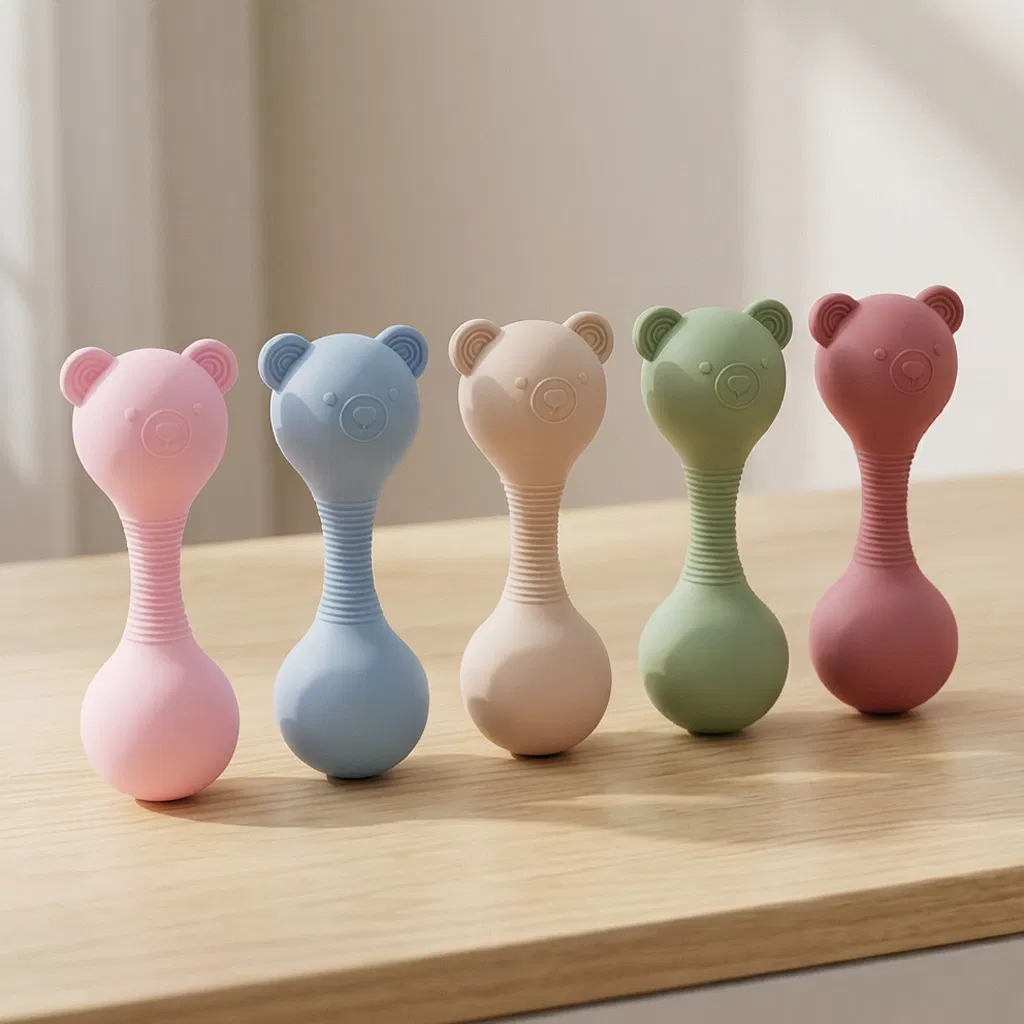 Brinquedo Interativo de Silicone para Bebês para Aprendizado Divertido