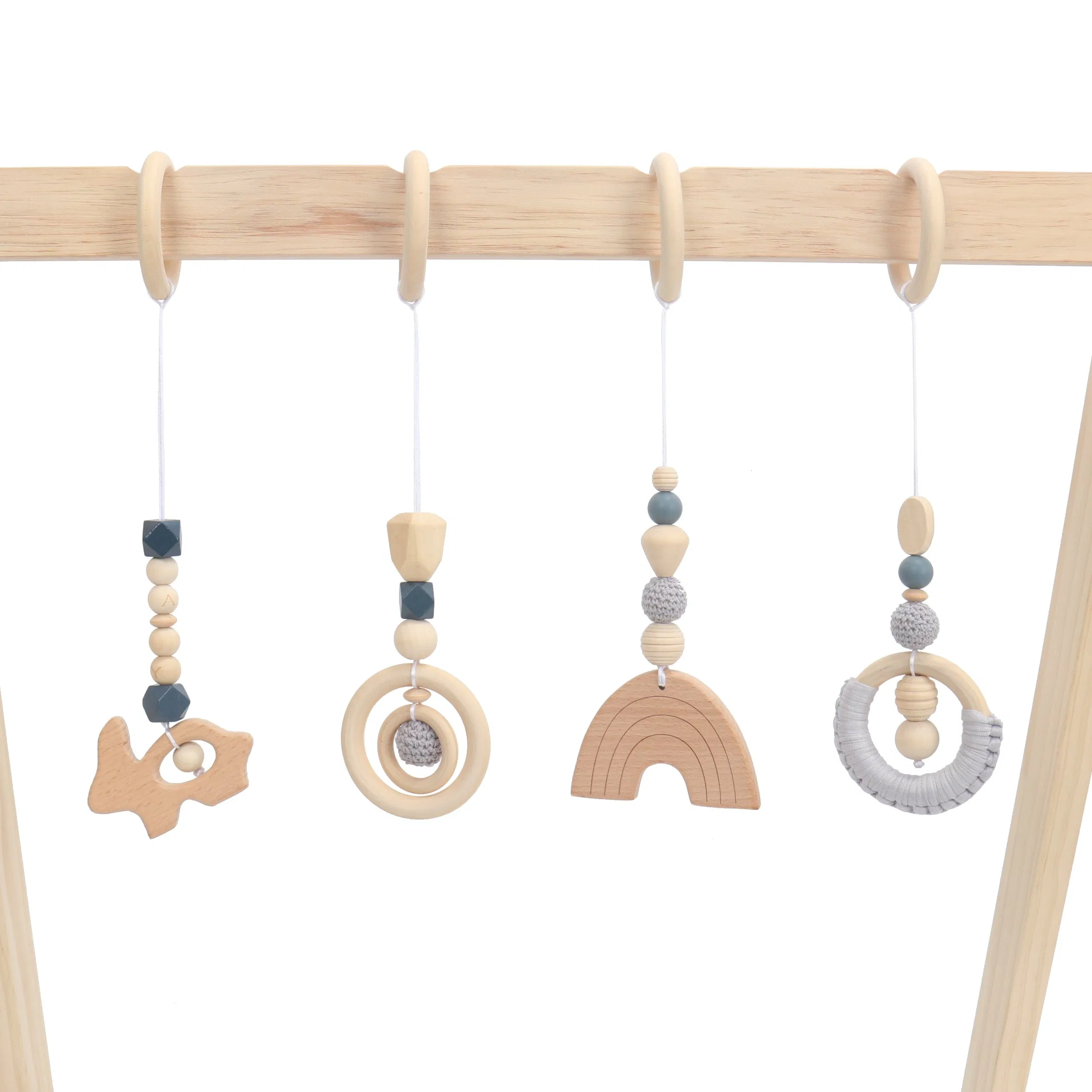 Estrutura de Fitness Dobrável para Bebês com Brinquedo de Mordida e Brinquedos Suspensos para Brincar