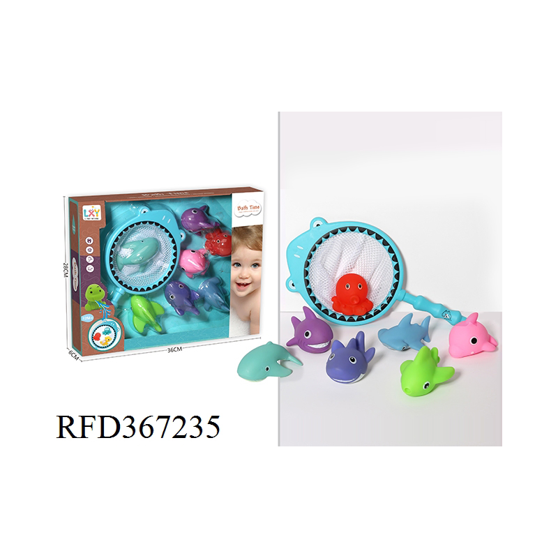 Conjunto de Brinquedos de Banho Flutuantes para Bebês - Animais de Vinil