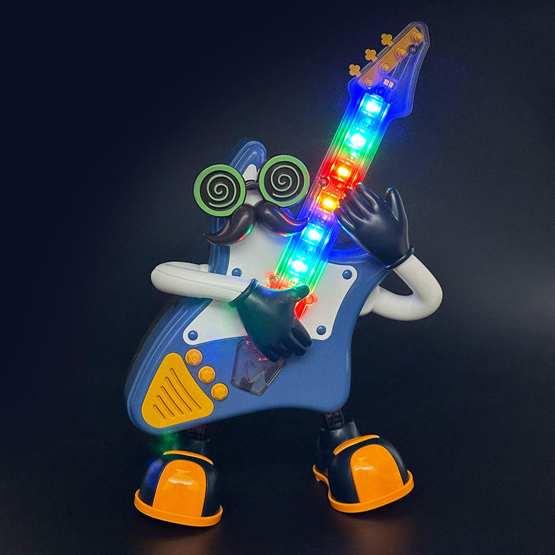 Brinquedo de Tambor Elétrico Dançante AiJH para Crianças, Animal Cartoon Andante com Som e Luz, Brinquedo Musical Interativo para Bebês