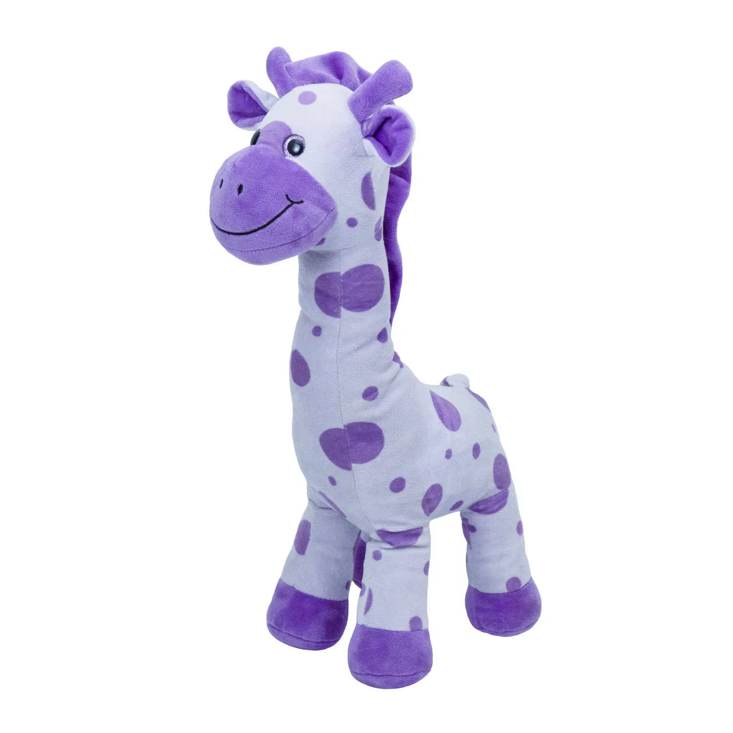 Girafa macia de peluches macia e peluches bebé, brinquedo bonito, de brincar