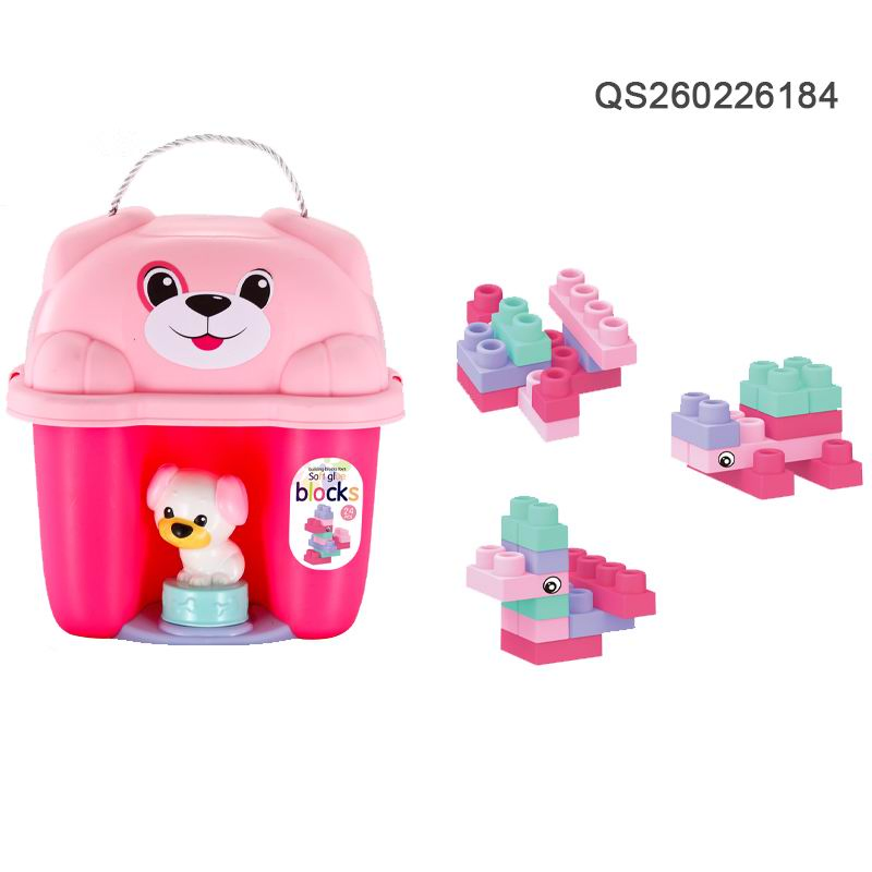 Brinquedos QS Bebê Blocos de Construção de Silicone Macio em Grande Tamanho Amigáveis para Bebês, Quebracabeça de Placa Mastigável, Brinquedo de Montagem para Desenvolvimento da Inteligência Infantil