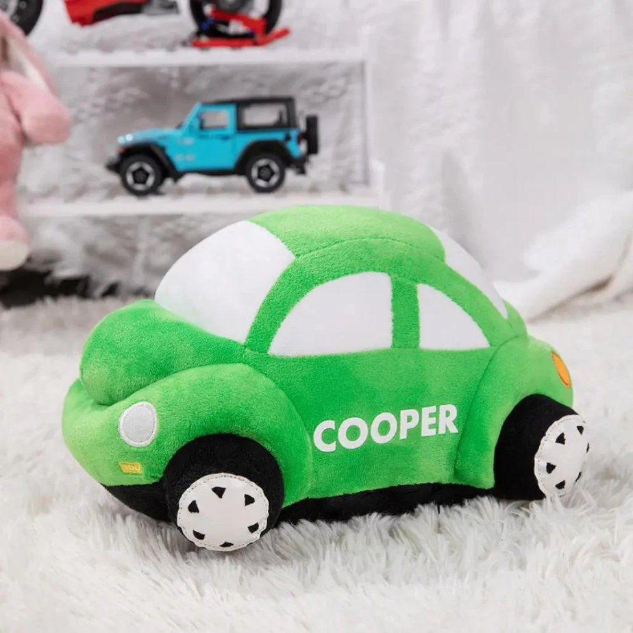 Preço de Atacado Fabricante OEM Crianças Bebês Meninos Meninas Presente Personalizado Veículo de Corrida de Táxi Ônibus de Tecido Carro de Pelúcia Personalizado Fábrica de Brinquedos