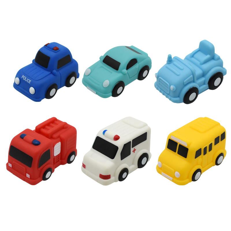 Brinquedo de banho para bebês em alta venda da Amazon, veículo de transporte em cartoon com emissão de luz, brinquedo para bebês
