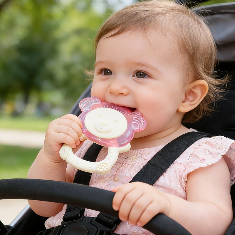 Produtos de Silicone para Bebês: Brinquedos de Mordida para 0-6 Meses de Idade