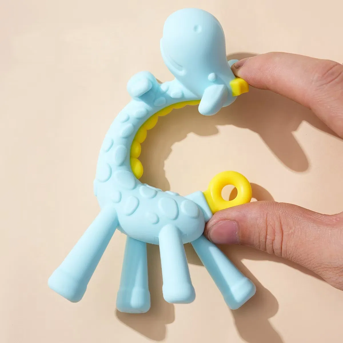 Brinquedos de Mordedor de Silicone Macio para Alívio de Gengivas Sensíveis