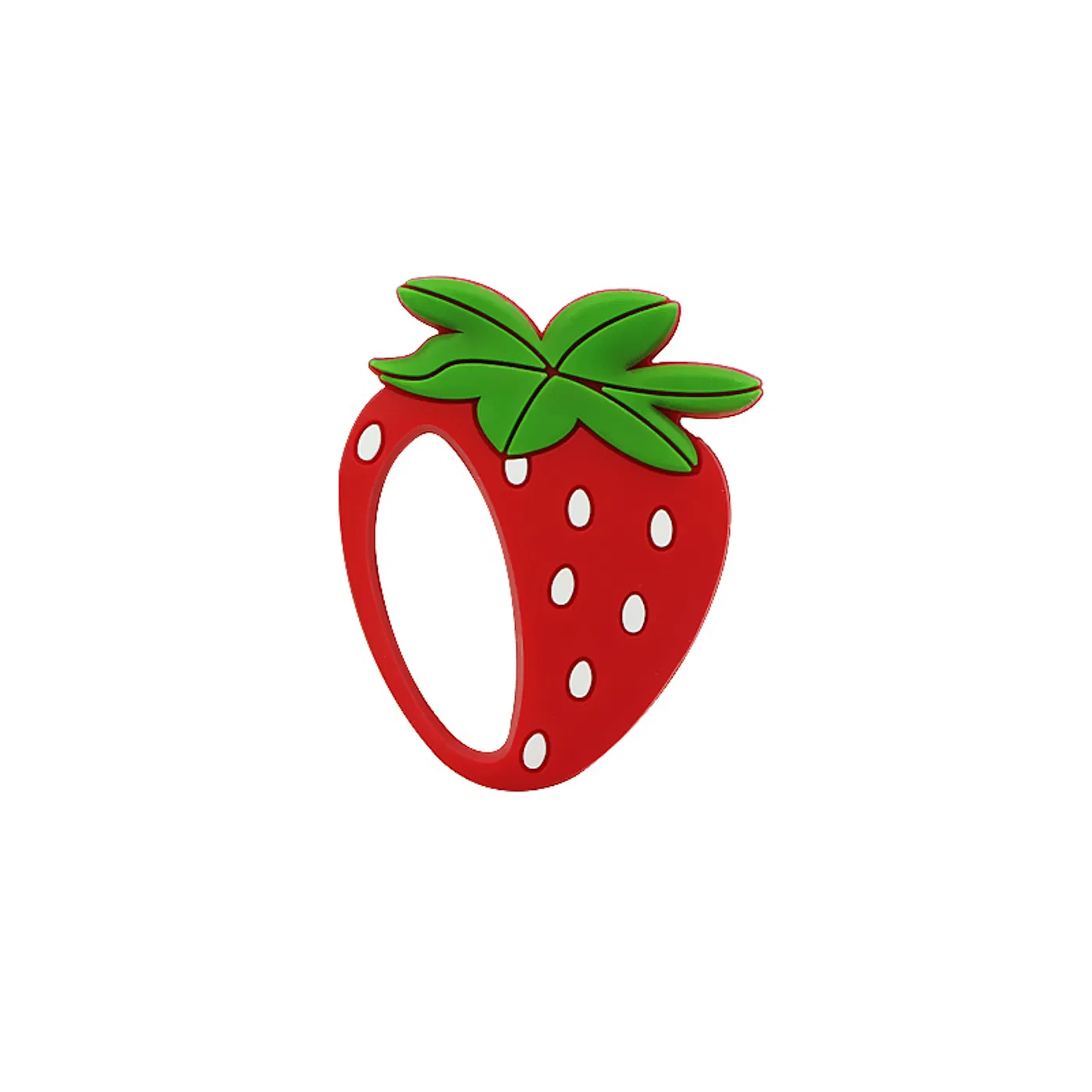 Venda de Fabricação Chupeta de Silicone Livre de BPA Brinquedo de Mastigar em Forma de Fruta Colorida