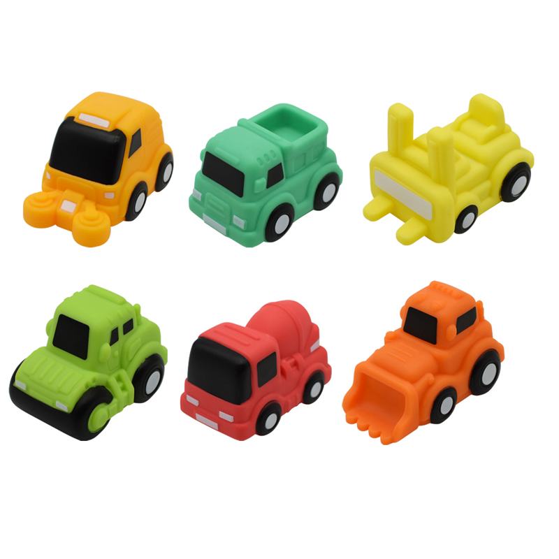 Brinquedo de banho para bebês em alta venda da Amazon, veículo de transporte em cartoon com emissão de luz, brinquedo para bebês