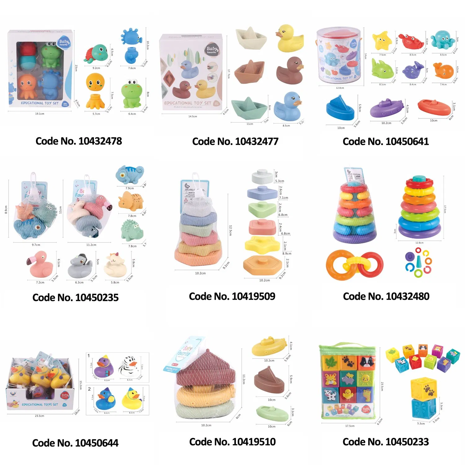 6PCS Brinquedos de Banho para Bebê com Jato, Brinquedos Flutuantes de PVC Macio para Bebê
