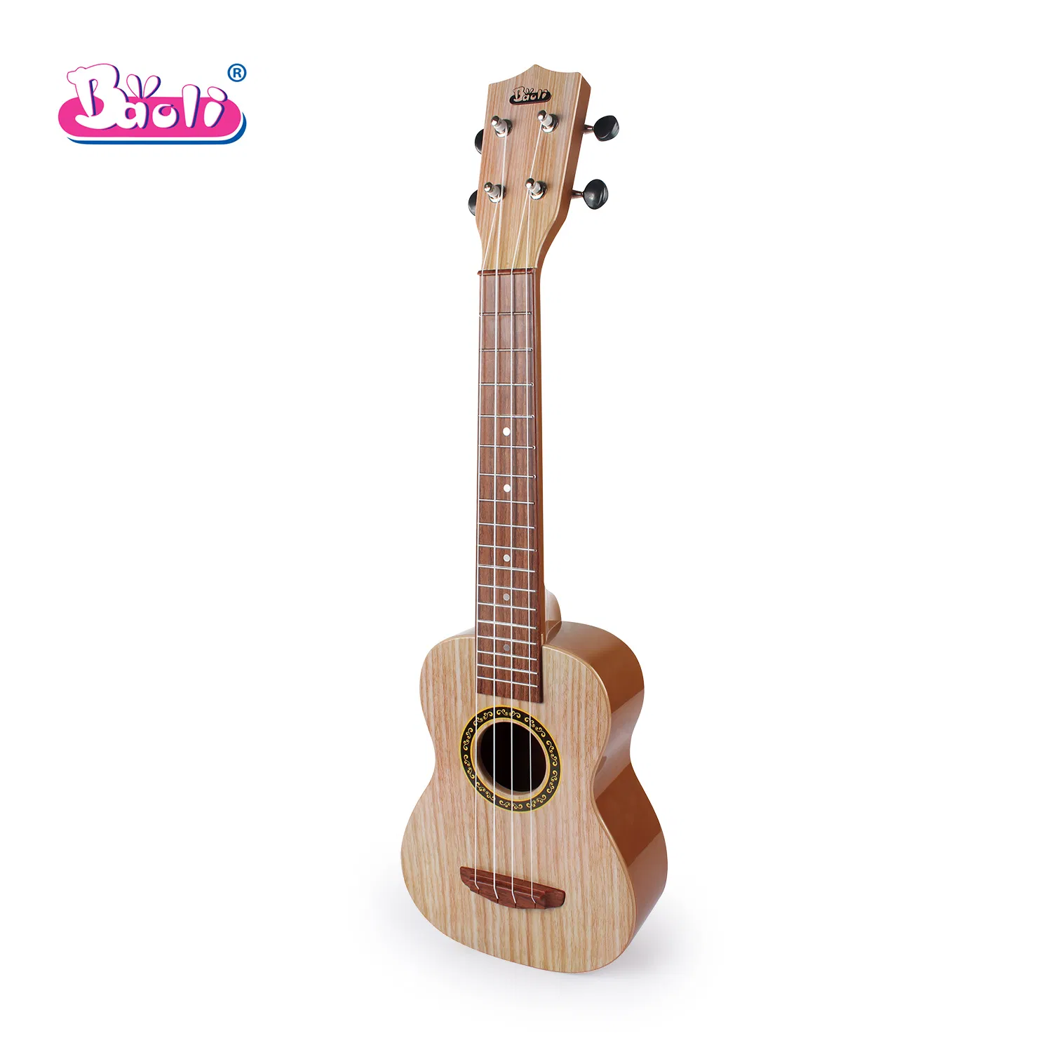 Baoli Venda Quente Ukulele Guitarra Plástico Brinquedo Musical Educacional para Bebês