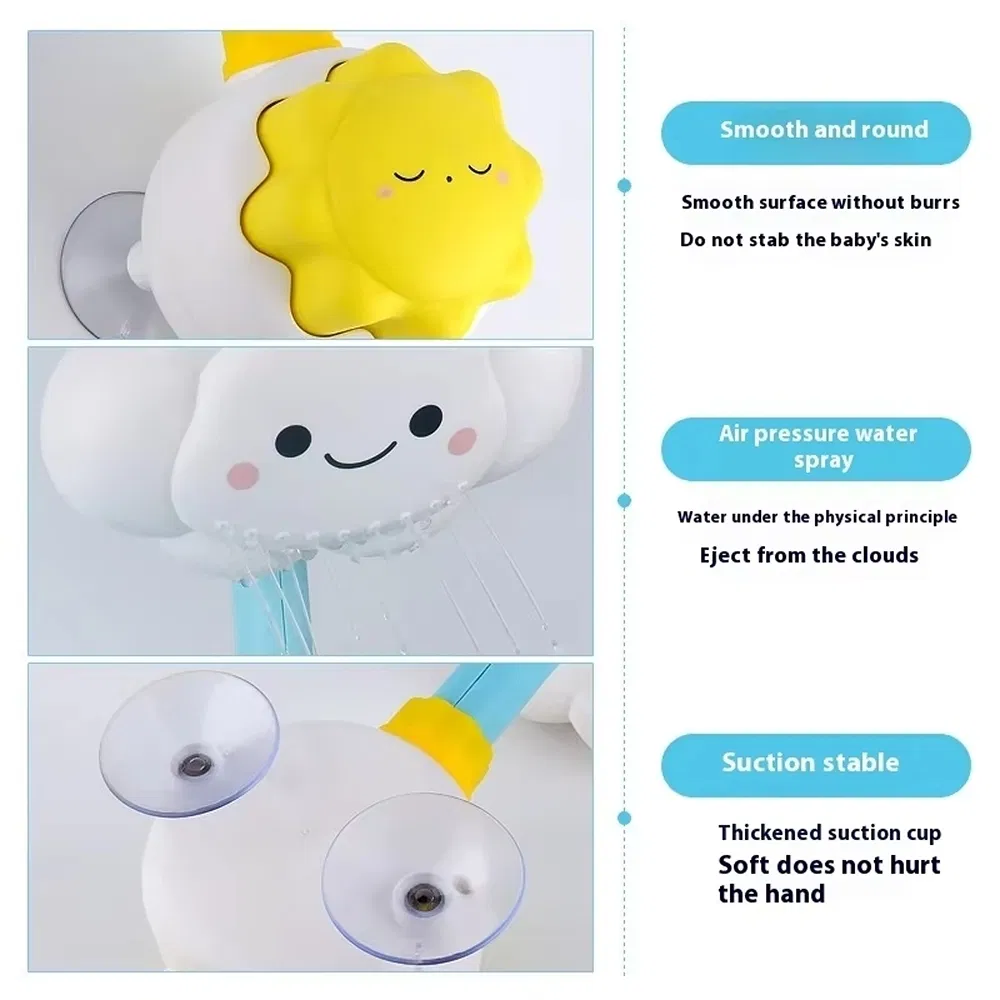Conjunto de Brinquedos de Banheira de Plástico Colorido e Seguro para Bebês