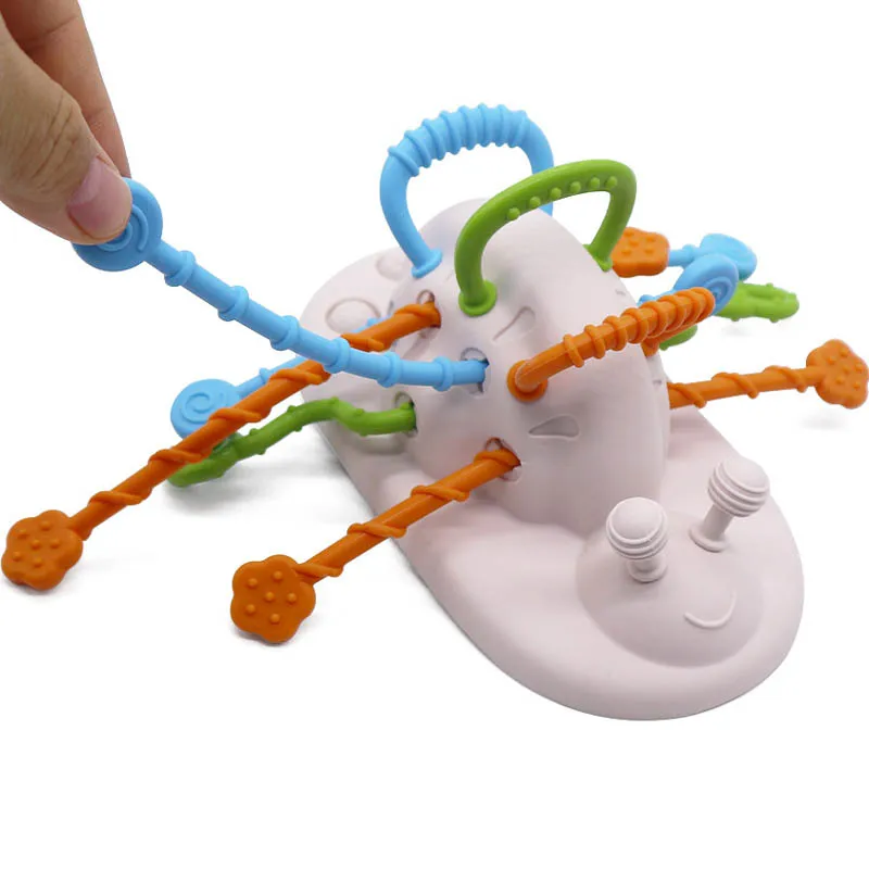 Brinquedo de puxar em silicone para bebês 2