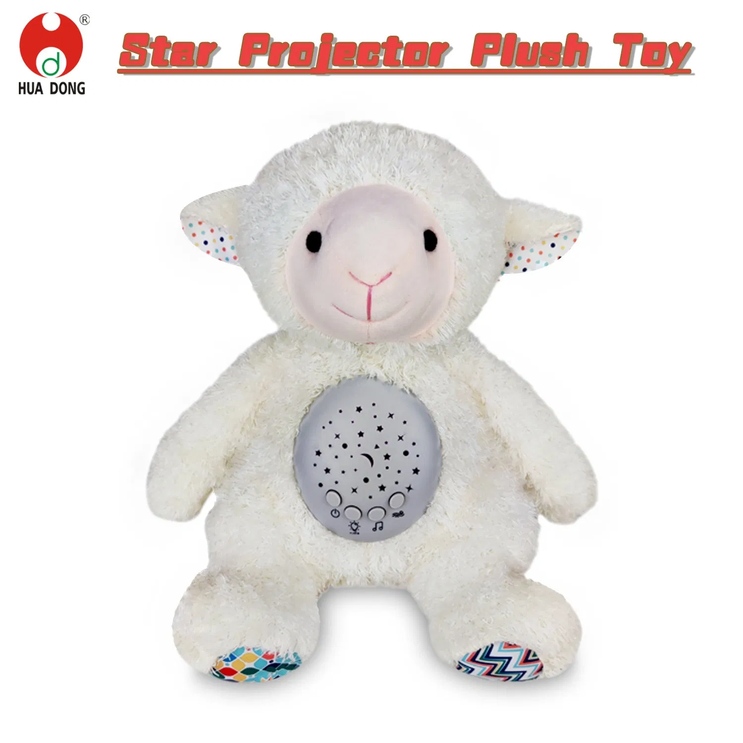 Preço de Fábrica por Atacado Brinquedo de Pelúcia para Bebês Projetor de Estrelas Acompanhante Encantador Maciez e Recursos Interativos Brinquedo para Bebês Experiência Pacífica e Agradável