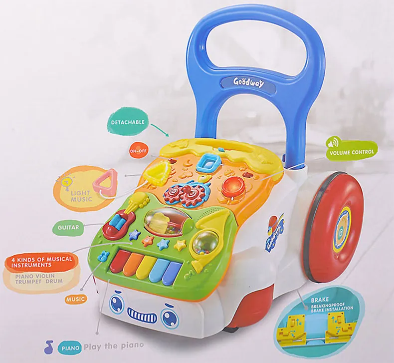 Mobile Musical de Berço Operado por Bateria para Bebês com Brinquedos Pendurados