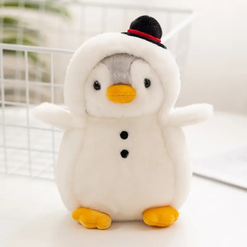 Fabricante OEM de Preço Atacado Mercado de Yiwu Brinquedos Macios para Crianças Bebês Meninos Meninas Bonecas Personalizadas Animais Pelúcia Fofa Pinguim Fábrica