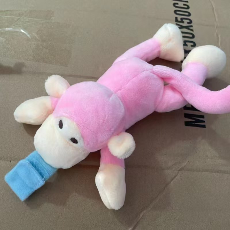 2025 Brinquedo de Pelúcia de Lagarta com Chupeta de Silicone para Bebê