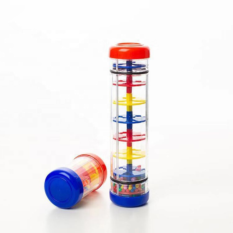 Brinquedo de Chocalho de Madeira Babyfuny com Sino para Recém-Nascidos