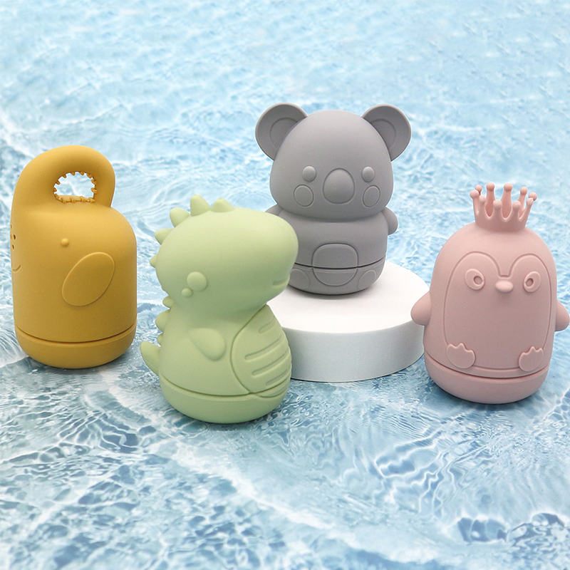 Conjunto de Brinquedos de Silicone para Bebês Sem BPA Brinquedo de Silicone de Qualidade Atacado para Bebês