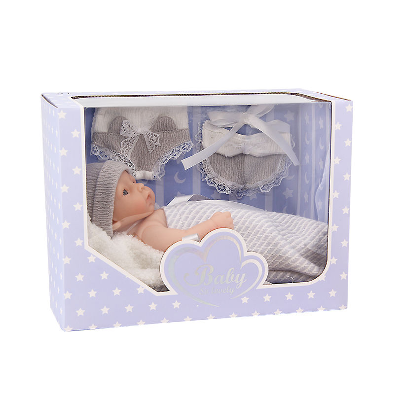 Bonecas de Bebê Reborn para Crianças, Silicone, Bonecas Macias e Fofas, Bonecas Reborn Fashion 25cm Brinquedos para Bebê