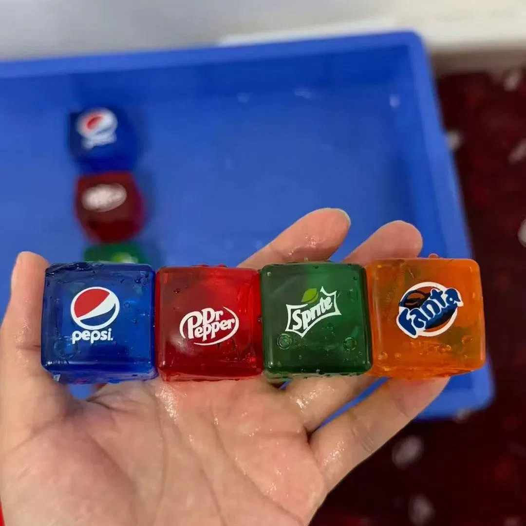 Nee Nice Ice Baby Mini Cube 4-Pack Transparente Super Sólido Squish Sensory Fidget Squeeze Brinquedo para Crianças Adultos Alívio do Estresse Caixa