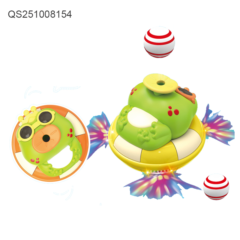 Brinquedo Elétrico de Bola QS Toys Novo Estilo Elefante Bebê Fofo Brinquedo para Crianças Brinquedo Musical Elétrico com Luz Atacado Brinquedos Infantis