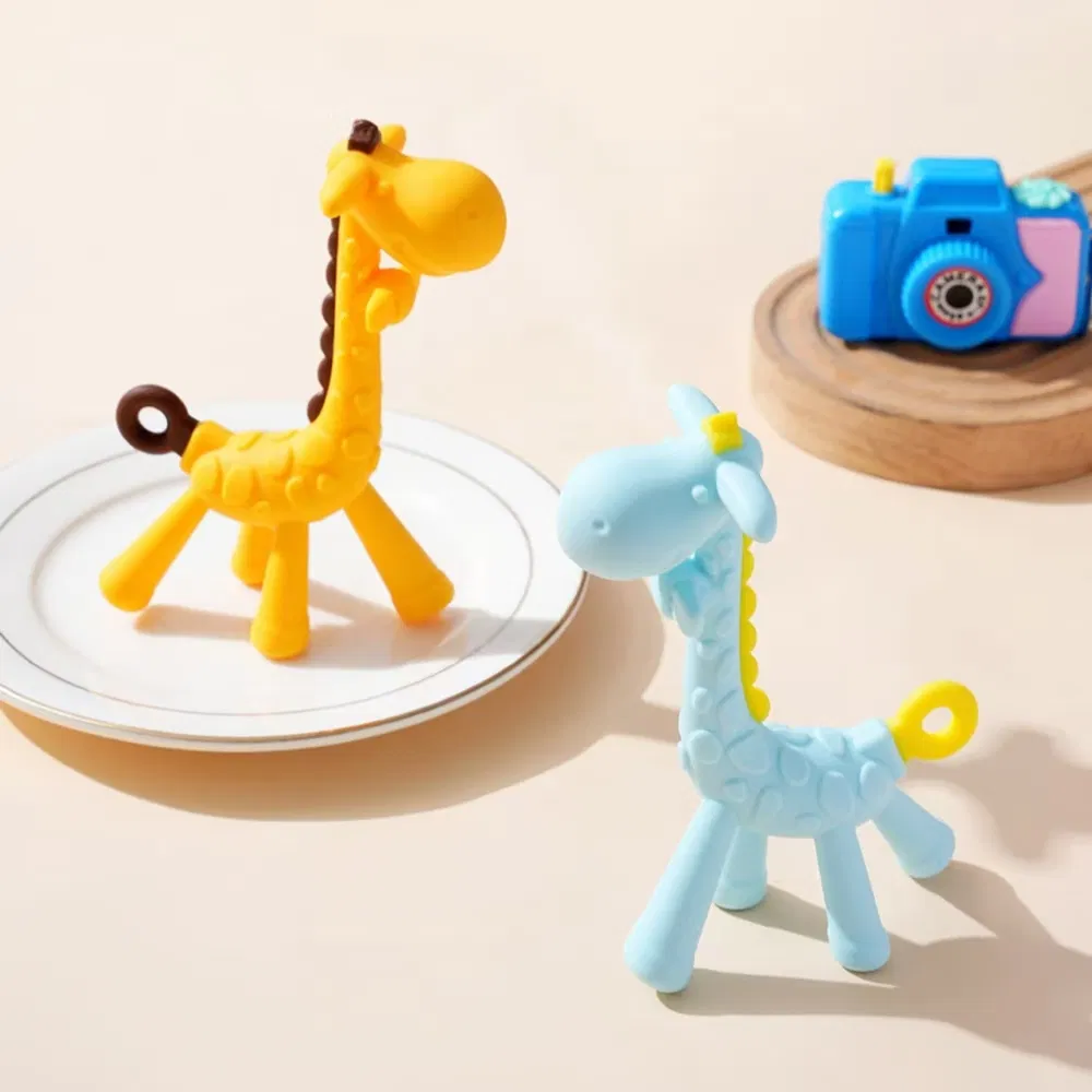 Brinquedos de Mordedor de Silicone Macio para Alívio de Gengivas Sensíveis