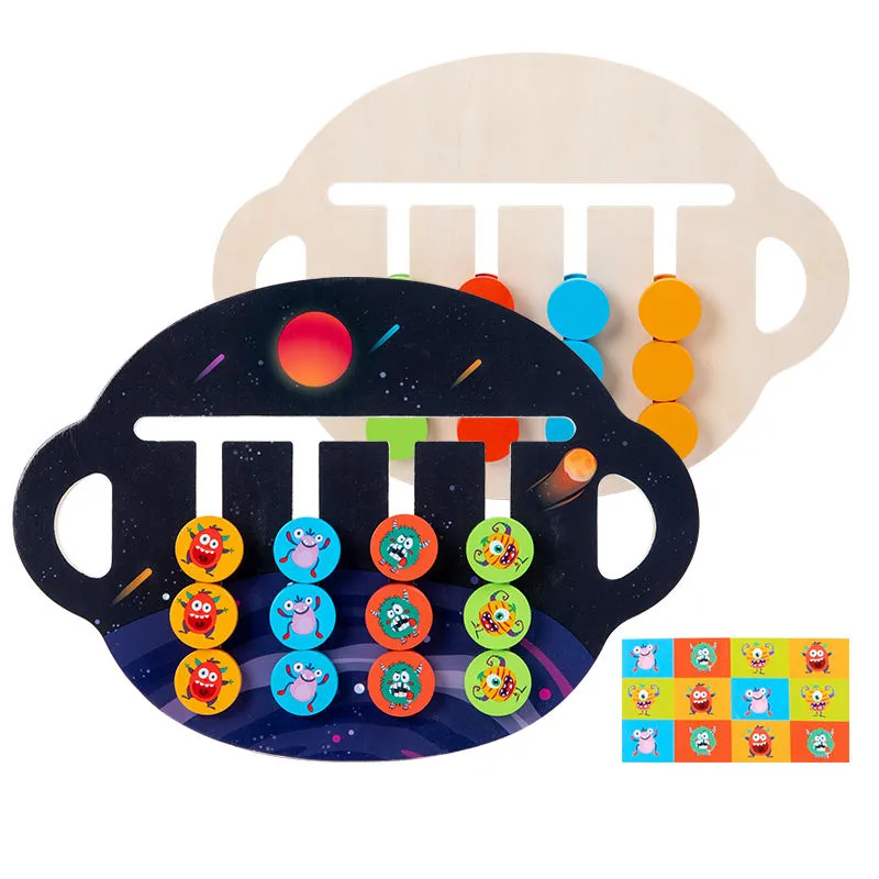 Brinquedo de Classificação Espacial de Coelho de Madeira