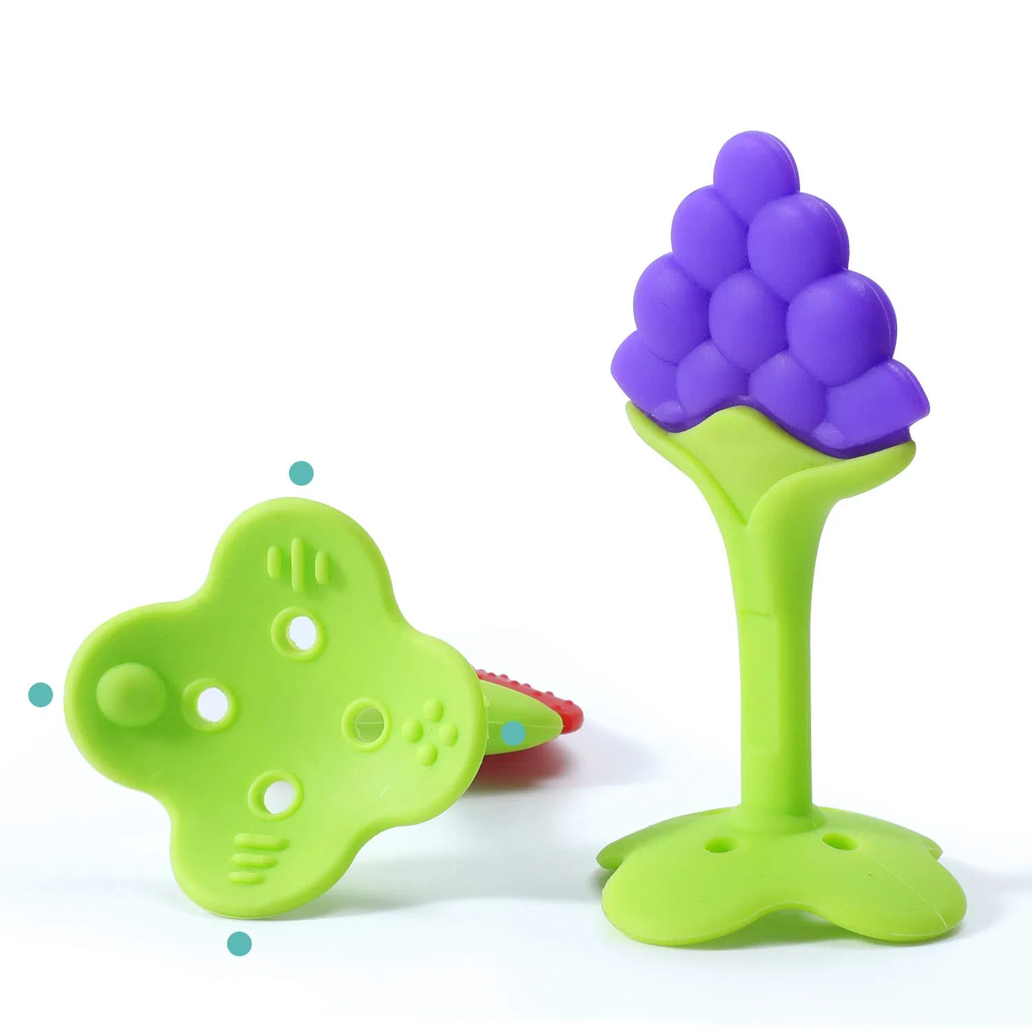 Brinquedo de Mastigar Não Tóxico Macio para Animais Chupeta Silicone Bebê