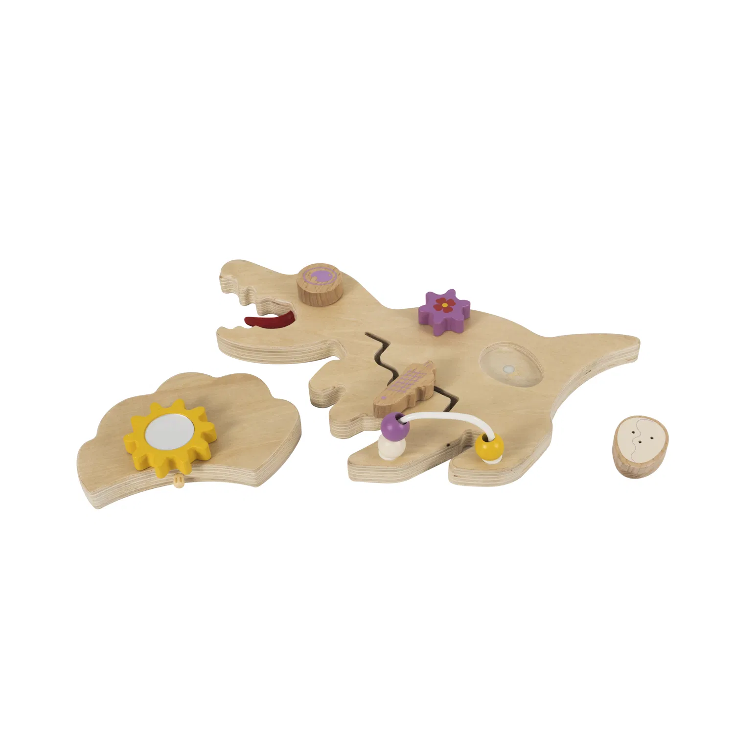 Brinquedos de quebra-cabeça de madeira educacionais intelectuais Montessori por atacado para bebês, crianças e crianças, quebra-cabeça de dinossauro
