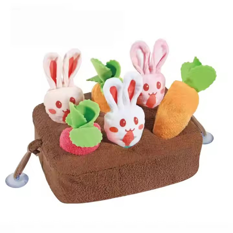 Brinquedo Interativo Educativo Atacado para Bebê, Carrotinha de Pelúcia Macia para Puxar