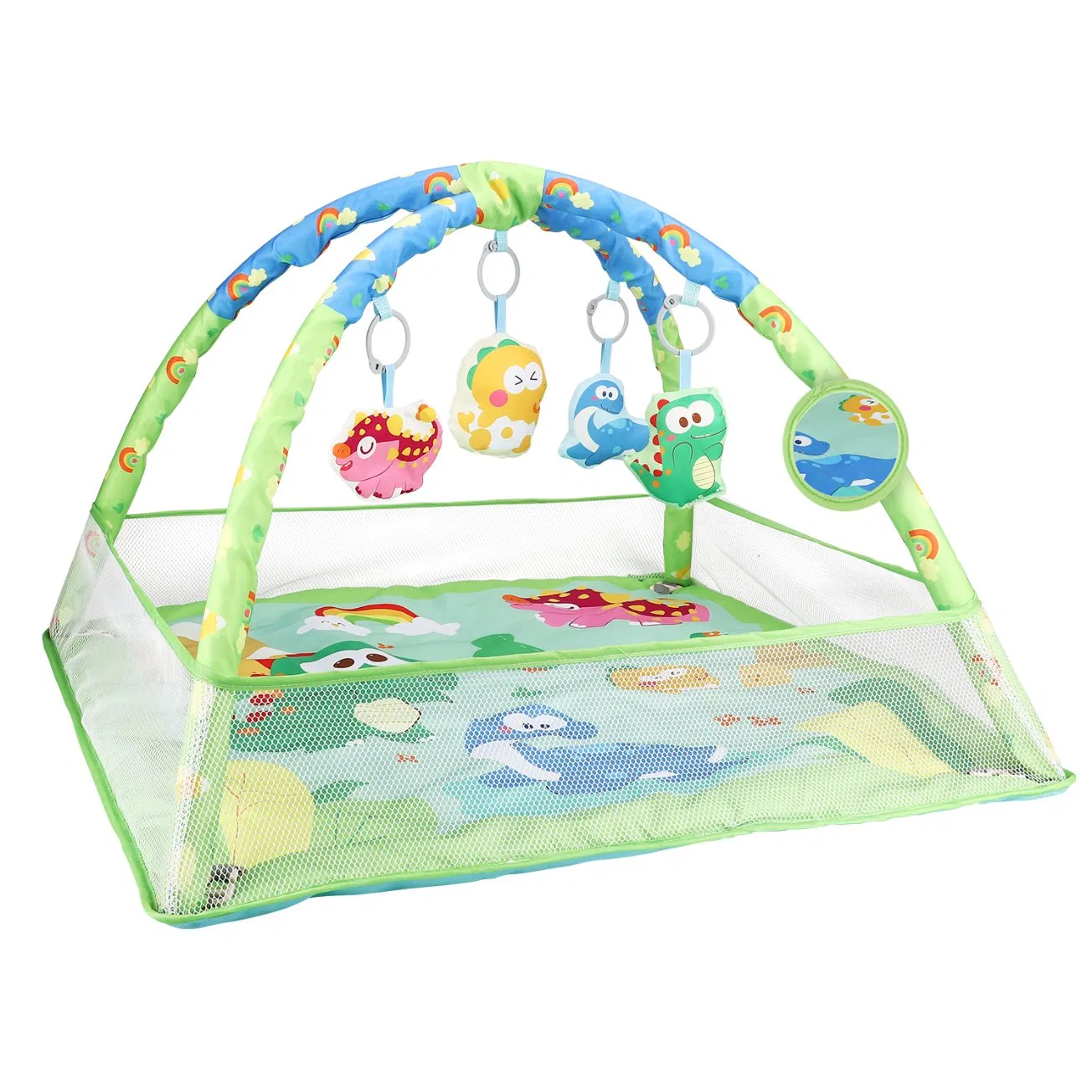 Colchão de Atividade para Bebê Fitness Sono Jogo Cobertor de Brinquedo de Espuma Macia para Criança 2 Embalagem