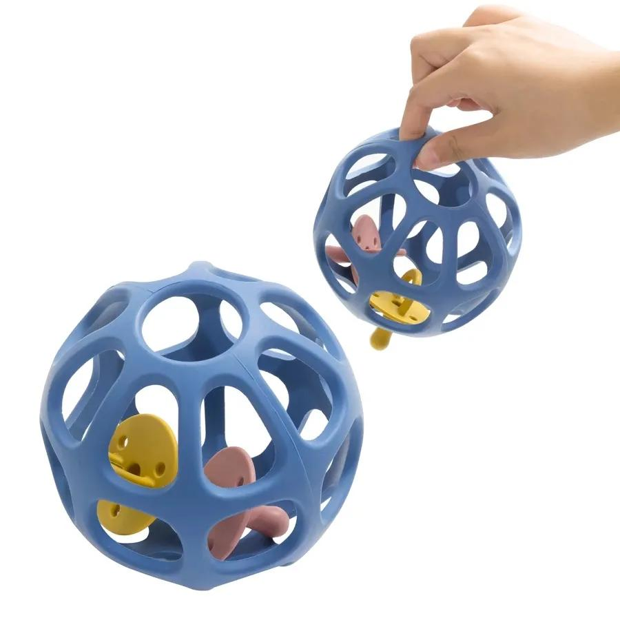 Brinquedo de Mordedor de Silicone para Bebê, Alívio da Dor de Molar para Crianças e Recém-nascidos