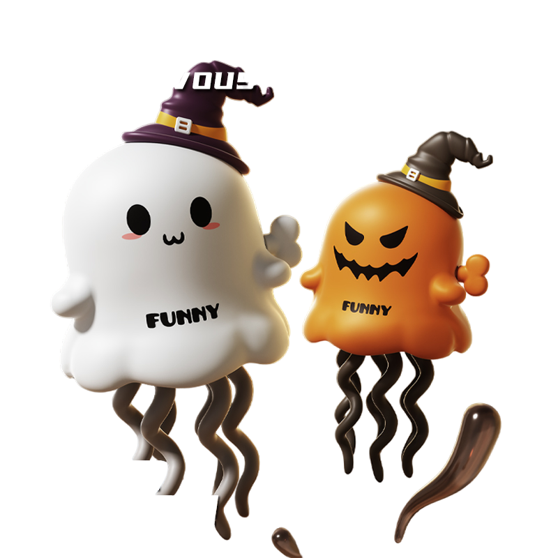 Brinquedo Interativo de Fantasma Abóbora Dançante para Diversão de Bebês em Celebrações de Halloween