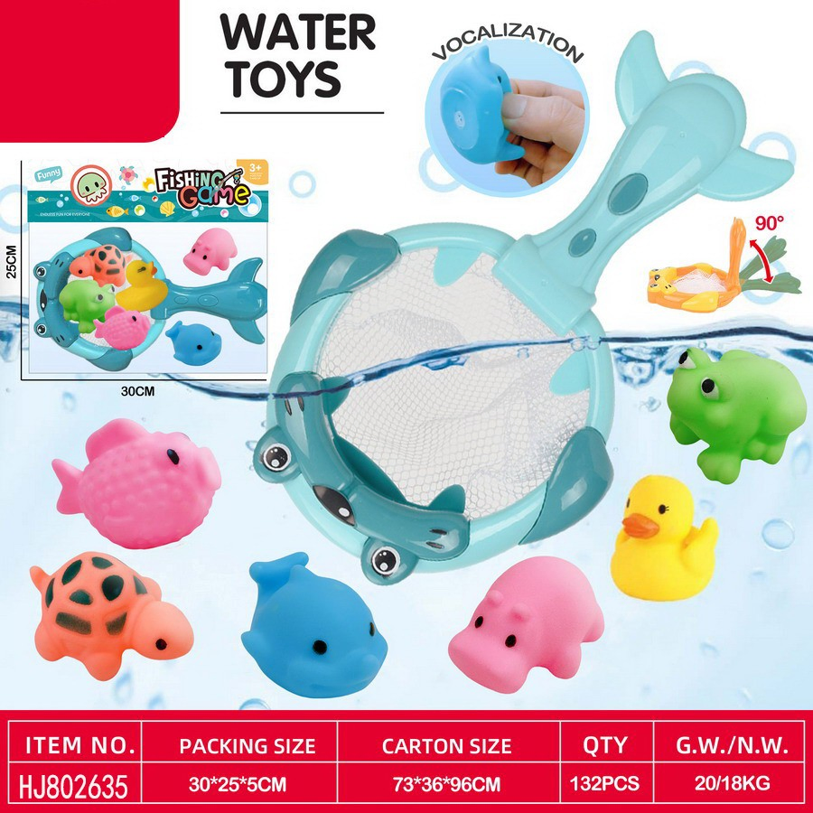 Brinquedo de Banho para Bebês, Raspador de Peixes para Crianças, Pegador Colorido, Diversão na Banheira, Brinquedo Interativo para Brincar na Água