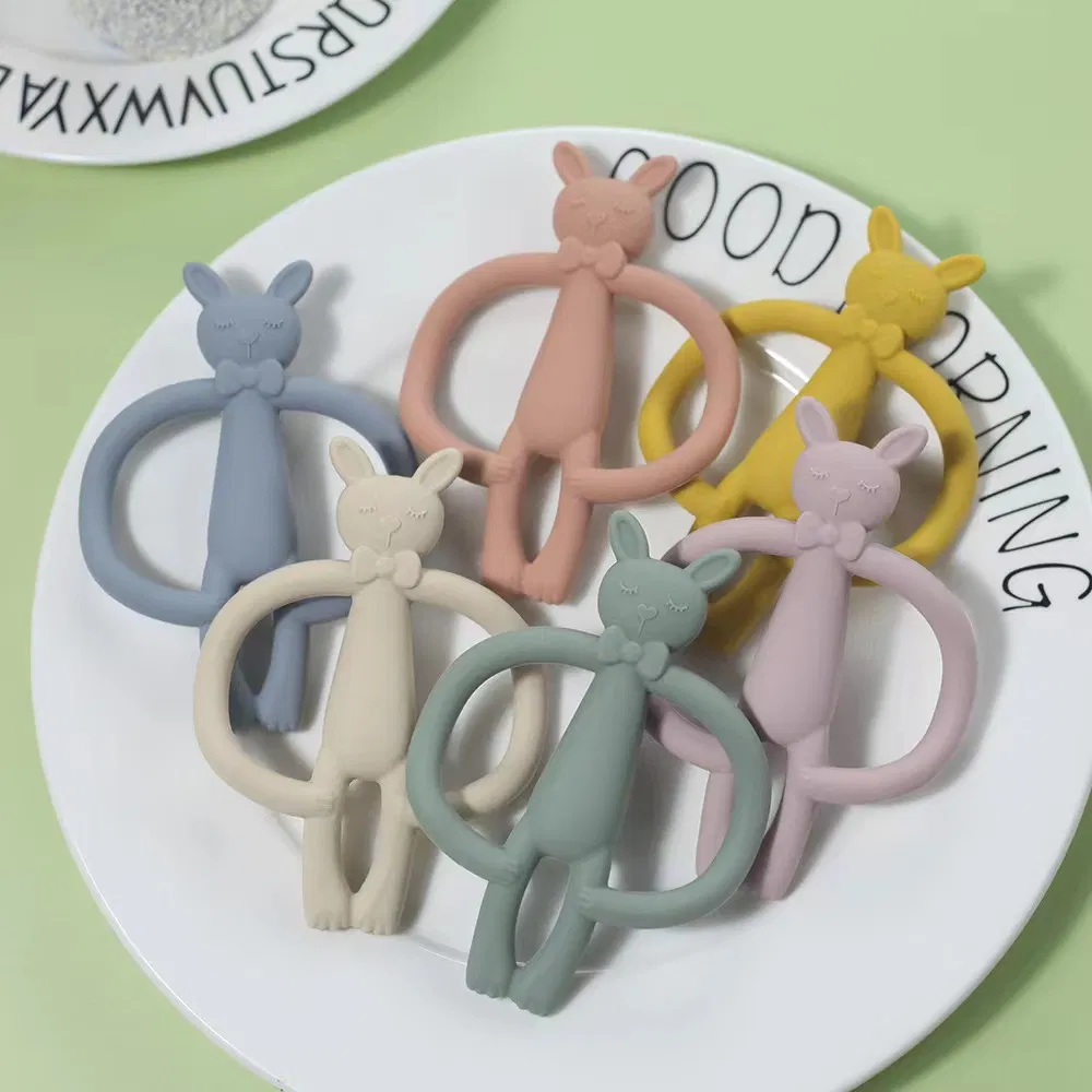Novo Design Brinquedo de Mordida Seguro para Bebê Recém-Nascido