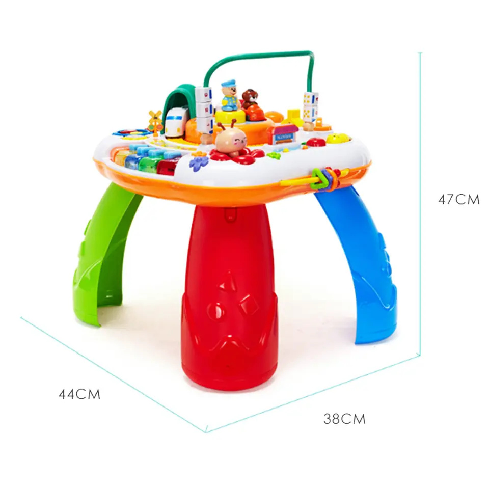 Mesa de Atividades Multifuncional para Bebês - Brinquedos de Estudo para o Desenvolvimento Precoce do Cérebro