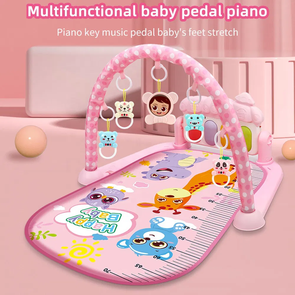 Tapetes de Atividades para Bebês AiJH, Centro Musical de Atividades, Tapete de Piano para Bebês, Tapete Almofadado para Tempo de Barriga, Brinquedos para Recém-nascidos e Crianças