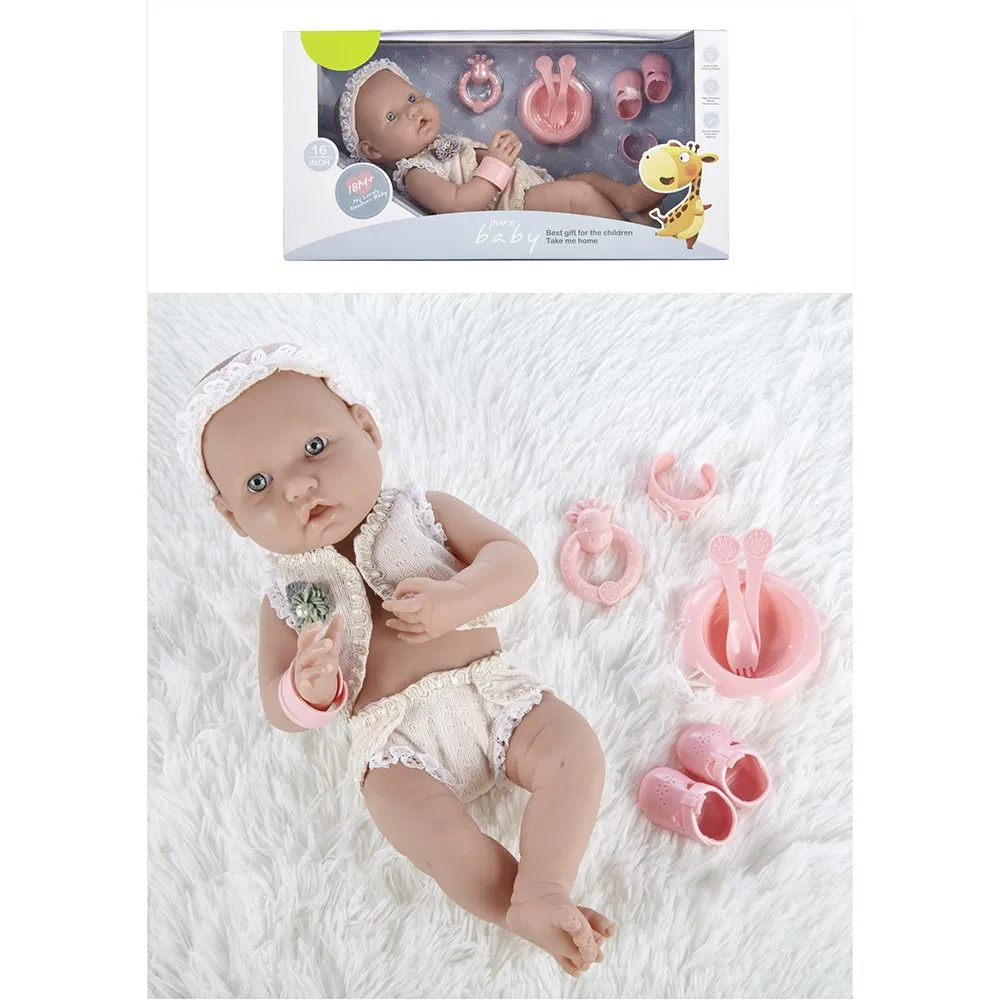 Venda Quente Atacado Crianças Bonecas Reborn de Silicone de Corpo Inteiro 16 Polegadas Brinquedos
