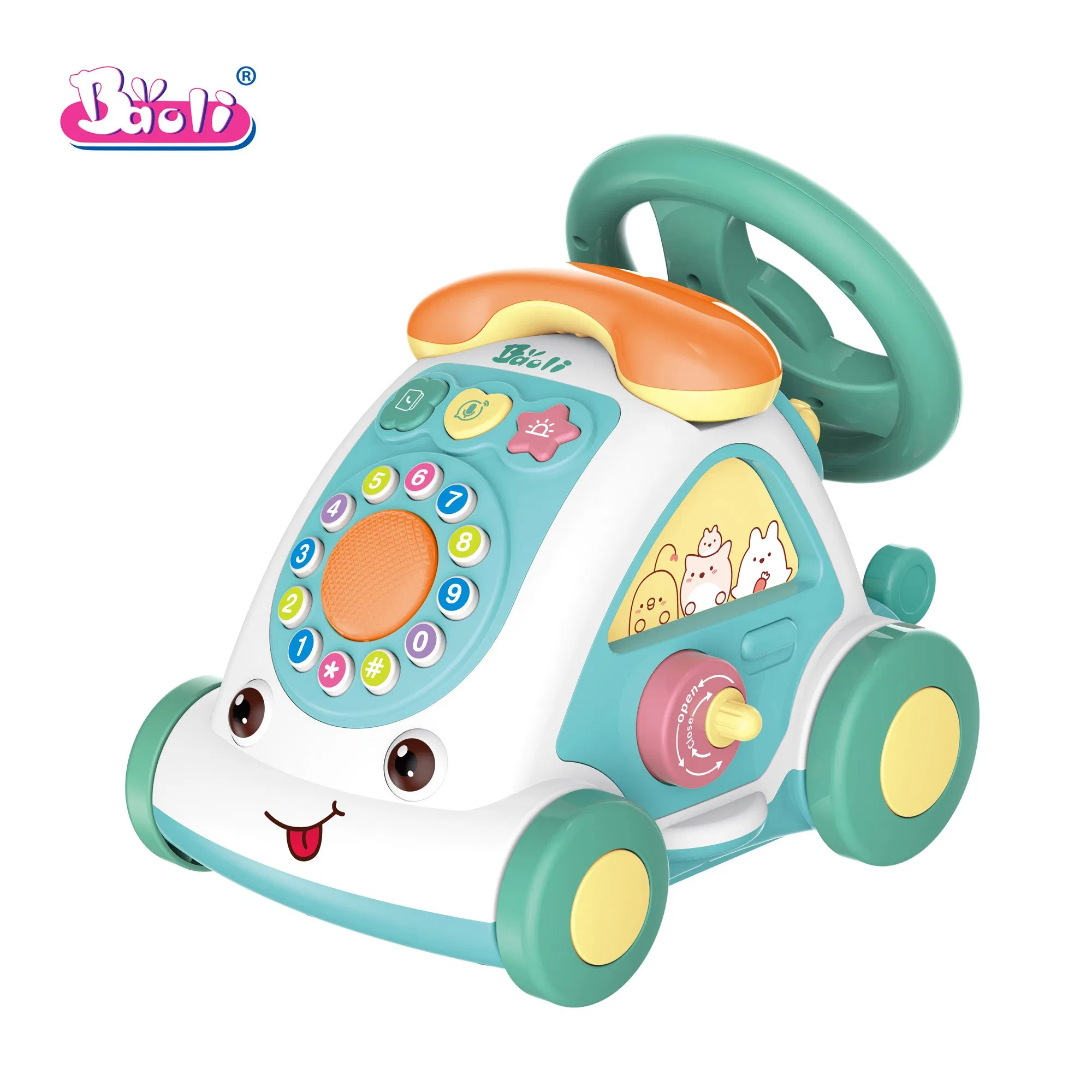 Brinquedo Educativo para Crianças - Jogo de Volante Universal Baoli Baby Musical Car