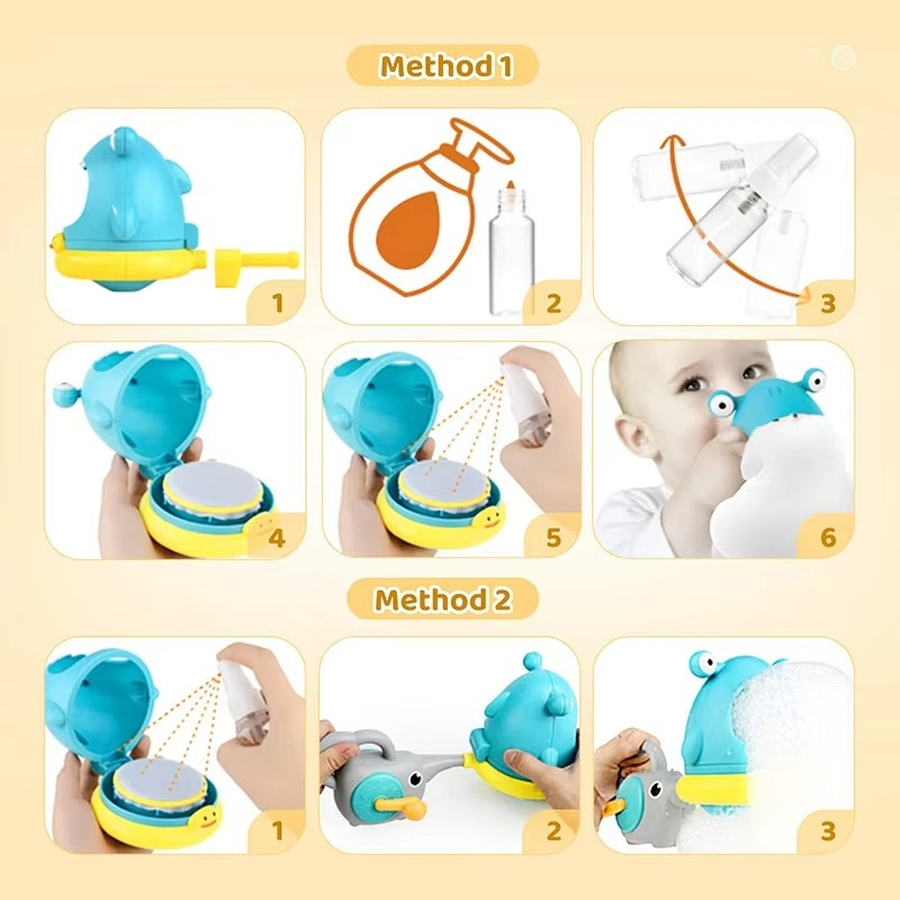 Venda Direta de Fábrica Brinquedo de Banho de Plástico em Forma de Cartoon para Diversão na Água
