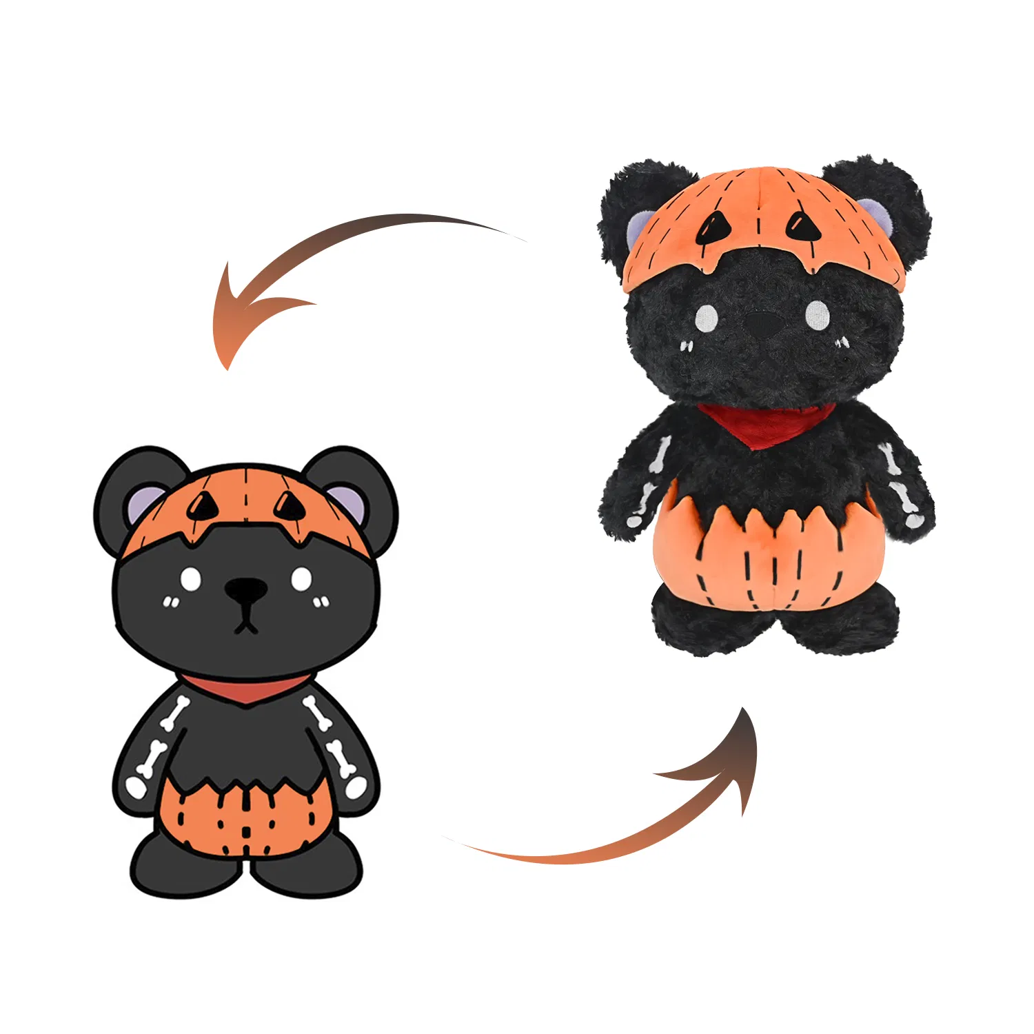 Brinquedos de Pelúcia Personalizados, Animais de Pelúcia com Coelho Bordado, Brinquedos de Cachorro para Bebês, Presentes