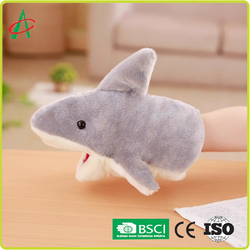 Bonecos de Tubarão para Bebês, Fantoches de Mão, Animais Marinhos Interativos, Brinquedos para Crianças