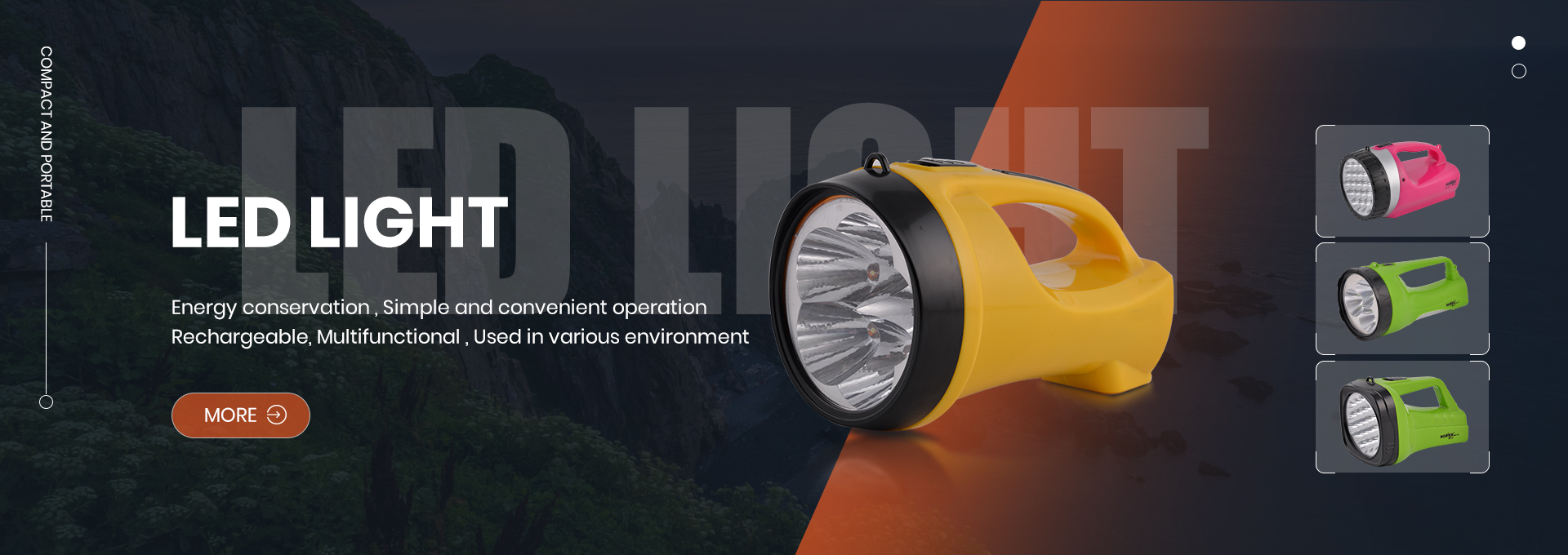 Professional LED torch and camping lamp manufacturing